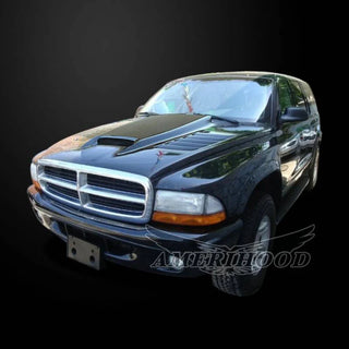 Amerihood SSK Functional Ram Air Hood: Dodge Durango 1998 - 2003