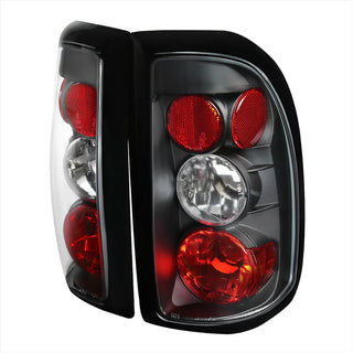 Spec D Euro Tail Lights (Black): Dodge Dakota 1997 - 2004