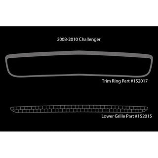 American Car Craft Lower Grille Overlay: Dodge Challenger 2008 - 2014