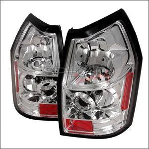 Spec D Euro Tail Lights (Chrome): Dodge Magnum 2005 - 2008