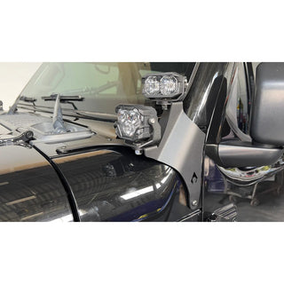 Artec Industries A-Pillar Dual Surface Light Mount: Jeep Wrangler (18-25)