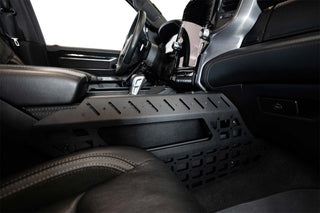Addictive Desert Designs Center Console Molle Panels & Digital Device Bridge: Ram 1500 (2019-2024) - Black Powder Coat