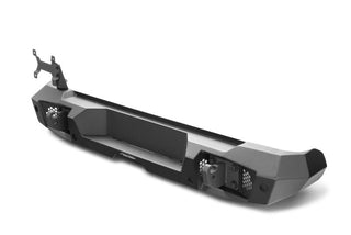 Go Rhino Trailline Full Width Rear Bumper: Jeep Wrangler (2018-2026) - Black Powder Coat