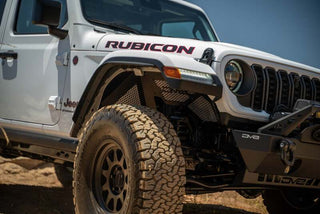 DV8 Offroad Front Inner Fenders (FRONT): Jeep Wrangler JL 2018-2025 3.6L / 6.4L 392