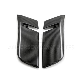 Anderson Composites Carbon Fiber Front Flare Extensions (Pair): Dodge Challenger 2018 - 2023 (Hellcat & ScatPack Widebody Only)