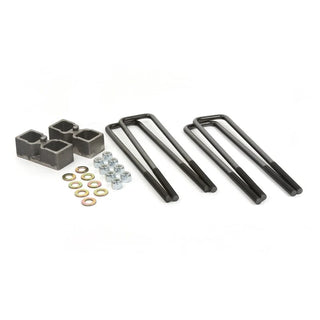 Daystar 2in Rear Block and U-Bolt Kit: Fits Most Dodge / Ram Ram 1500 / 2500 / 3500 Models (1994-2018)