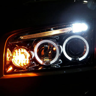 Spec D LED Headlights (Chrome): Dodge Charger 2005 - 2010