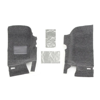 BedRug Front 2 Pc Floor Kit: Jeep Wrangler (18-24) w/ Heat Shields