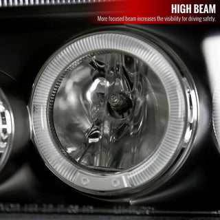 Spec D LED Headlights (Black): Dodge Charger 2005 - 2010