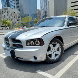 Spec D LED Headlights (Black): Dodge Charger 2005 - 2010