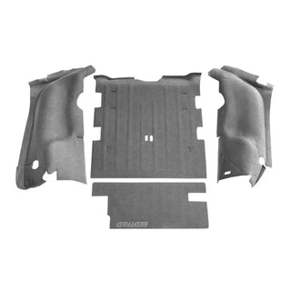 BedRug Rear 4pc BedTred Cargo Kit: Jeep Wrangler 1997-2006 w/ Tailgate
