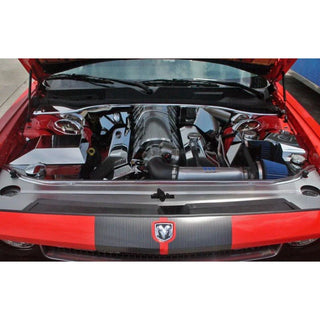 American Car Craft Fuel Rail Covers Polished / Perforated (Factory Air Box): Challenger / Charger / Magnum / 300 6.1L SRT8 2006 - 2010