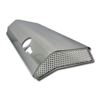 American Car Craft Fuel Rail Covers Polished / Perforated (Factory Air Box): Challenger / Charger / Magnum / 300 6.1L SRT8 2006 - 2010