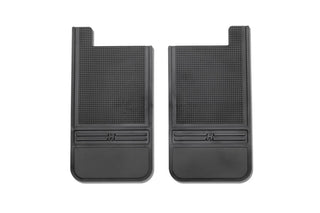 Husky Liners Universal 12in Wide Black Rubber Rear Mud Flaps w/o Weight