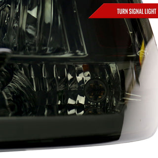 Spec D LED Bar Factory Style Headlights Chrome: Dodge Ram 1500 / 2500 / 3500 2009-2024