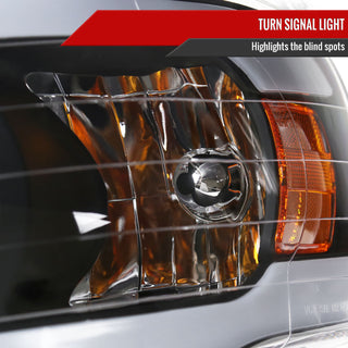 Spec D Projector Halo Headlights w/ LED Bar (Black): Dodge Ram 2002 - 2005