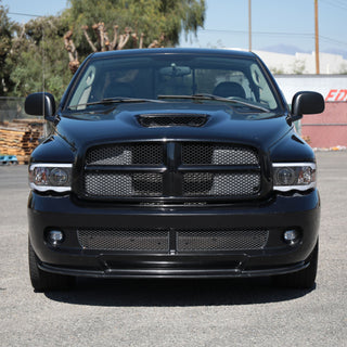 Spec D Projector Halo Headlights w/ LED Bar (Black): Dodge Ram 2002 - 2005