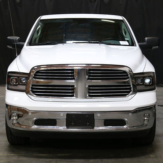 Spec D Projector Halo Headlights (Black w/ LED Sequential Signal): Dodge Ram 2009 - 2018