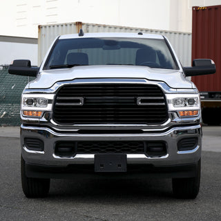 Spec D Projector Halo Headlights (Chrome): Ram 2500 & 3500 2019 - 2024