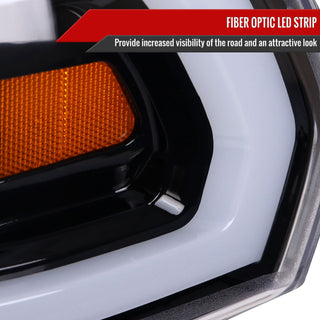 Spec D Projector Halo Headlights (Black): Ram 2500 & 3500 2019 - 2024