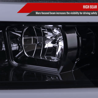 Spec D Projector Halo Headlights (Smoke): Ram 2500 & 3500 2019 - 2024