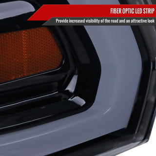 Spec D Projector Halo Headlights (Smoke): Ram 2500 & 3500 2019 - 2024