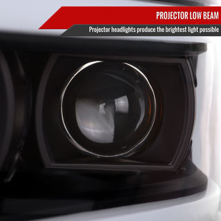 Spec D Projector Halo Headlights (Matte Black): Ram 2500 & 3500 2019 - 2024