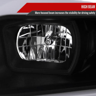 Spec D Projector Halo Headlights (Matte Black): Ram 2500 & 3500 2019 - 2024