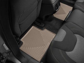 WeatherTech Rear Rubber Mats Tan (REAR): Jeep Wrangler 2014-2016 3.6L V6