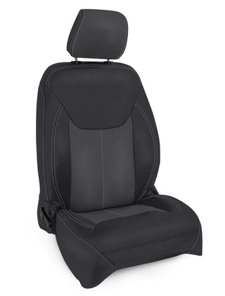 PRP Seats Front Seat Covers (FRONT): Fits Most Jeep Wrangler JK (2013-2018) - Black/Grey