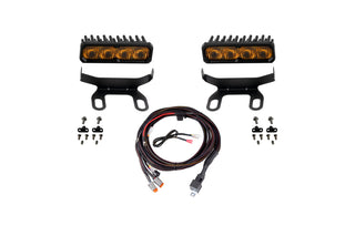 Diode Dynamics SS6 Pro LED Kit Yellow Fog: Ram 1500 2013-2018 5.7L/3.6L