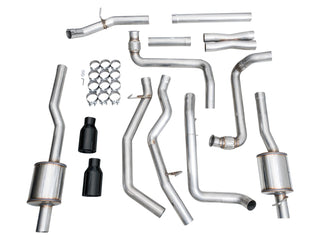 AWE Tuning 0FG Cat-Back Exhaust w/ Diamond Black Tips: Ram 1500 3.0L 2025-2026