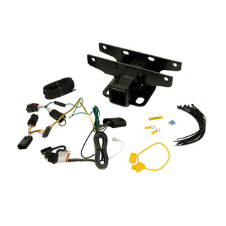 Rugged Ridge Receiver Hitch Kit w/ Wiring Harness: Jeep Wrangler JL 2018-2024 2.0L/3.6L