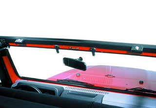 Bestop Windshield Channel No-Drill (FRONT): Jeep Wrangler 1997-2006 2.5L/4.0L