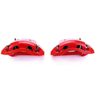 Power Stop 00-02 Dodge Ram 2500 Front Red Calipers w/Brackets - Pair