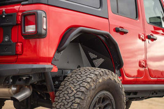 DV8 Offroad Rear Inner Fenders Aluminum (REAR): Jeep Wrangler JL 2018-2026 2.0L/3.6L