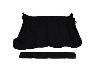 Rampage Rear Tonneau Cover Black: Jeep Wrangler 2018-2021 3.6L/2.0L