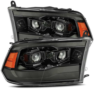 AlphaRex PRO Projector Headlights (Alpha-Black): Dodge Ram 2009 - 2018