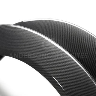 Anderson Composites Carbon Fiber Rear Fender Flares (Pair): Dodge Challenger 2018 - 2023 (Hellcat & ScatPack Widebody Only)