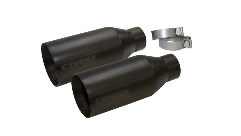 Corsa Exhaust Tips (Black): Ram 6.2L TRX 1500 2021 - 2024