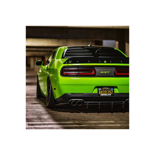 Glassskinz Torch Rear Window Louvers / Vents: Dodge Challenger 2008 - 2023 (All Models)