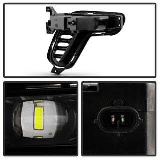 Spyder Dodge Durango 21-24 OEM Style LED Fog Lights w/Switch (FL-DDU2021-LED-C)