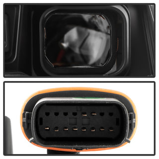 Spyder 14-21 Jeep Grand Cherokee High-Power LED Headlights - Black (PRO-YD-JGC14HIDAP-SBGR-BK)