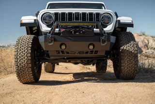 DV8 Offroad Front Diff Skid Plate (FRONT): Jeep Wrangler JL/Gladiator JT 2018-2026