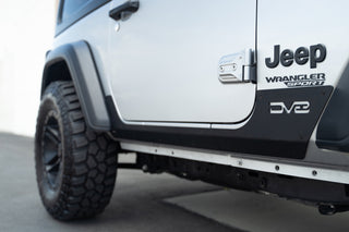 DV8 Offroad Rock Skins 2-Door: Jeep Wrangler JL 2018-26 - Black
