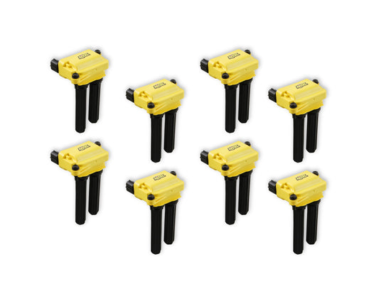 ACCEL SuperCoil Gen III HEMI Ignition Coil Kit (8-Pack): Fits Most Chrysler / Dodge / Jeep / Ram Models (2005-2024) - Yellow