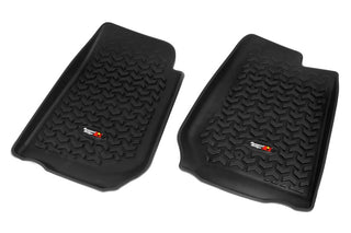 Rugged Ridge Floor Liner Front Black: Jeep Wrangler 2007-2018 3.6L/3.8L V6