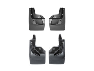 WeatherTech Front & Rear Mudflaps (F&R): Jeep Wrangler 2024-2026 2.0L/3.6L/6.4L - Black