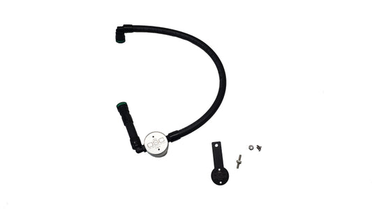 J&L 16-25 Dodge Durango / Jeep Grand Cherokee 3.6L Oil Separator 3.0 Passenger Side - Clear Anod