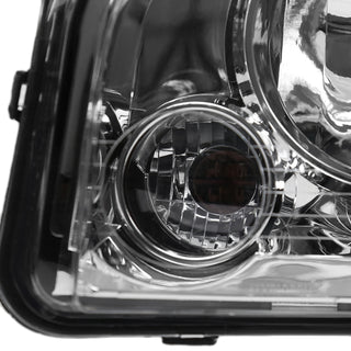 Spec D Euro Headlights (Chrome): Dodge Charger 2006 - 2010